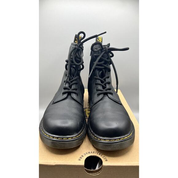 Dr. Martens Kids Black Lace-Up Boots - Picture 3 of 10